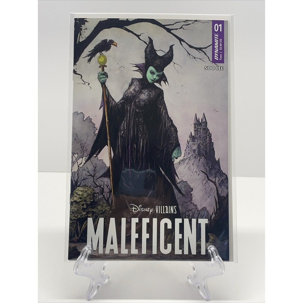Disney Villains Maleficent #1 Signed By Johnny Desjardins With COA 1000
